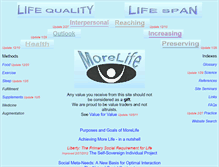 Tablet Screenshot of morelife.org
